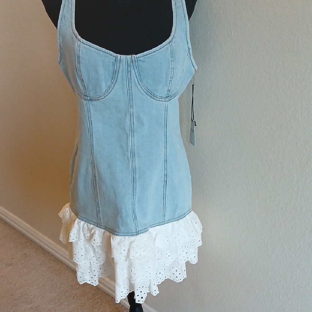 Forever 21 Light Blue Denim Dress